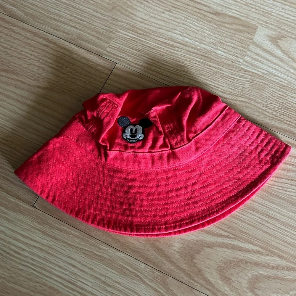 Disney Baby Red Mickey Mouse Bucket Hat OS